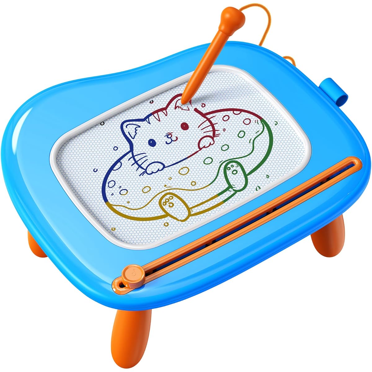 TEKFUN Magnetic Drawing Board for Kids, Erasable Sketch Pad, Mess-Free Doodle Pad, Toddler Educational Toy, Birthday Gift for 1, 2, 3 Year Old Girls and Boys