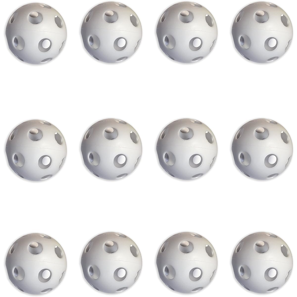 (White) - CSI Cannon Sports Plastic Softballs Pack of 12
