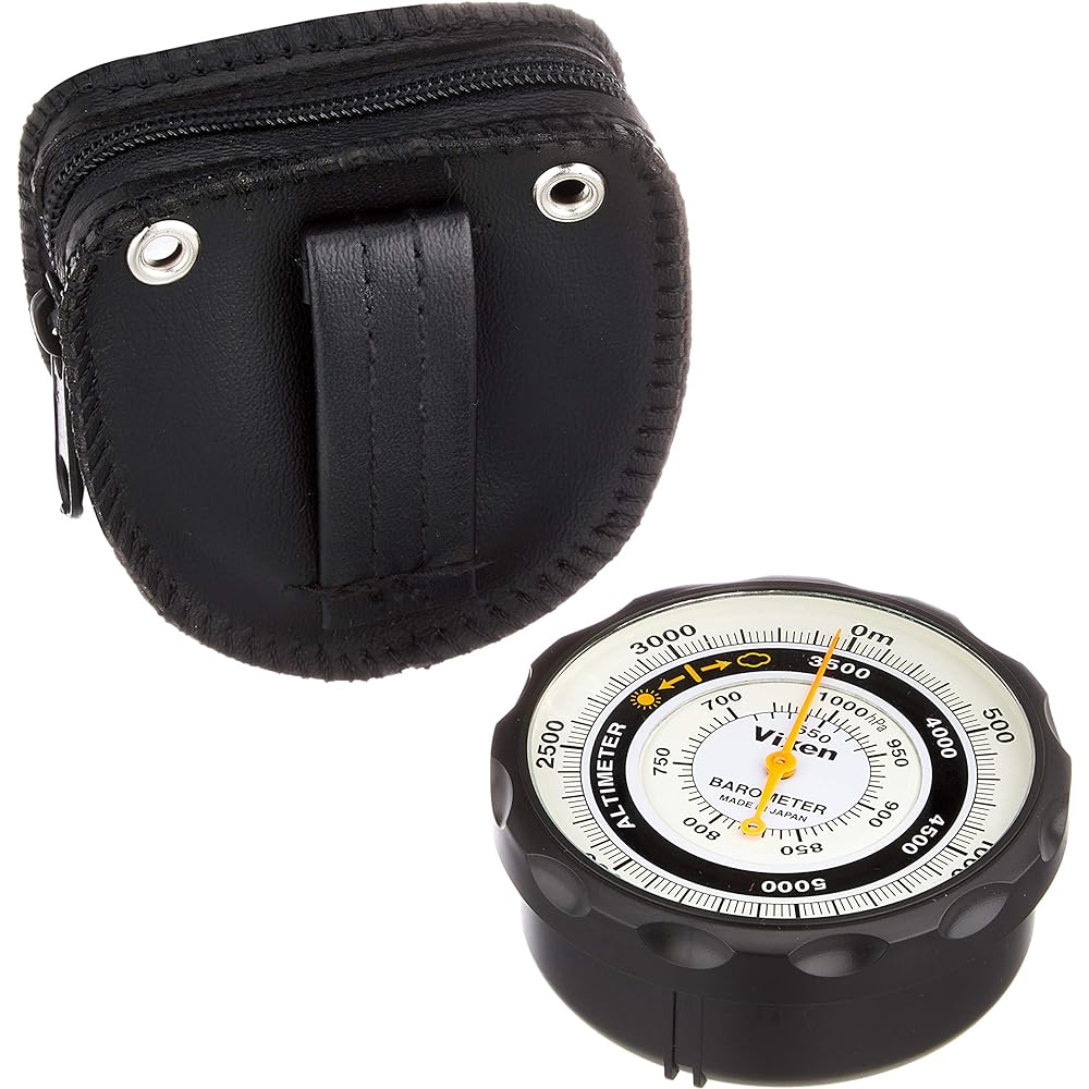 Vixen Altimeter Analog Barometer Black 46811
