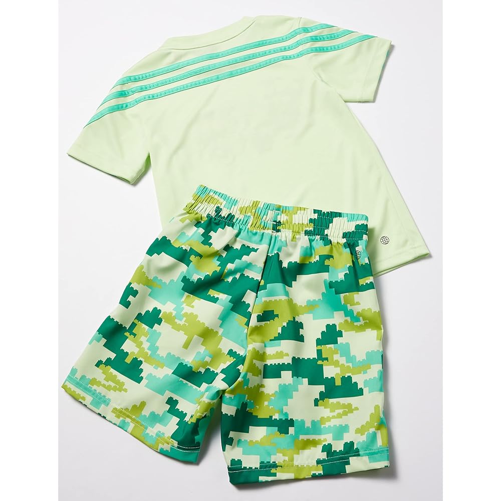 [Adidas] Top and Bottom Set Kids LEGO(R) Play T-shirt & Shorts Setup ECU77