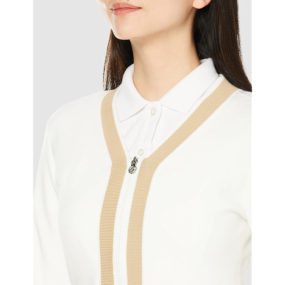 Descente DGWVJL01 Women's Sweater Full Zip Layered Style Golf