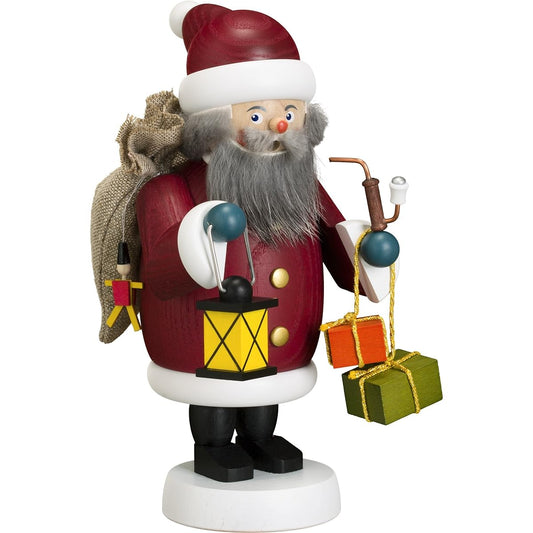 Smoke-emitting doll Santa Claus, height 19 cm, original from Seiffen, Erzgebirge, SV 12659