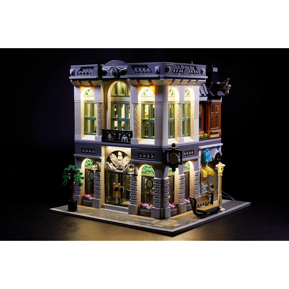 Brick Loot LED Lighting Kit for LEGO Brick Bank Set 10251 (LEGO Set Not Included)