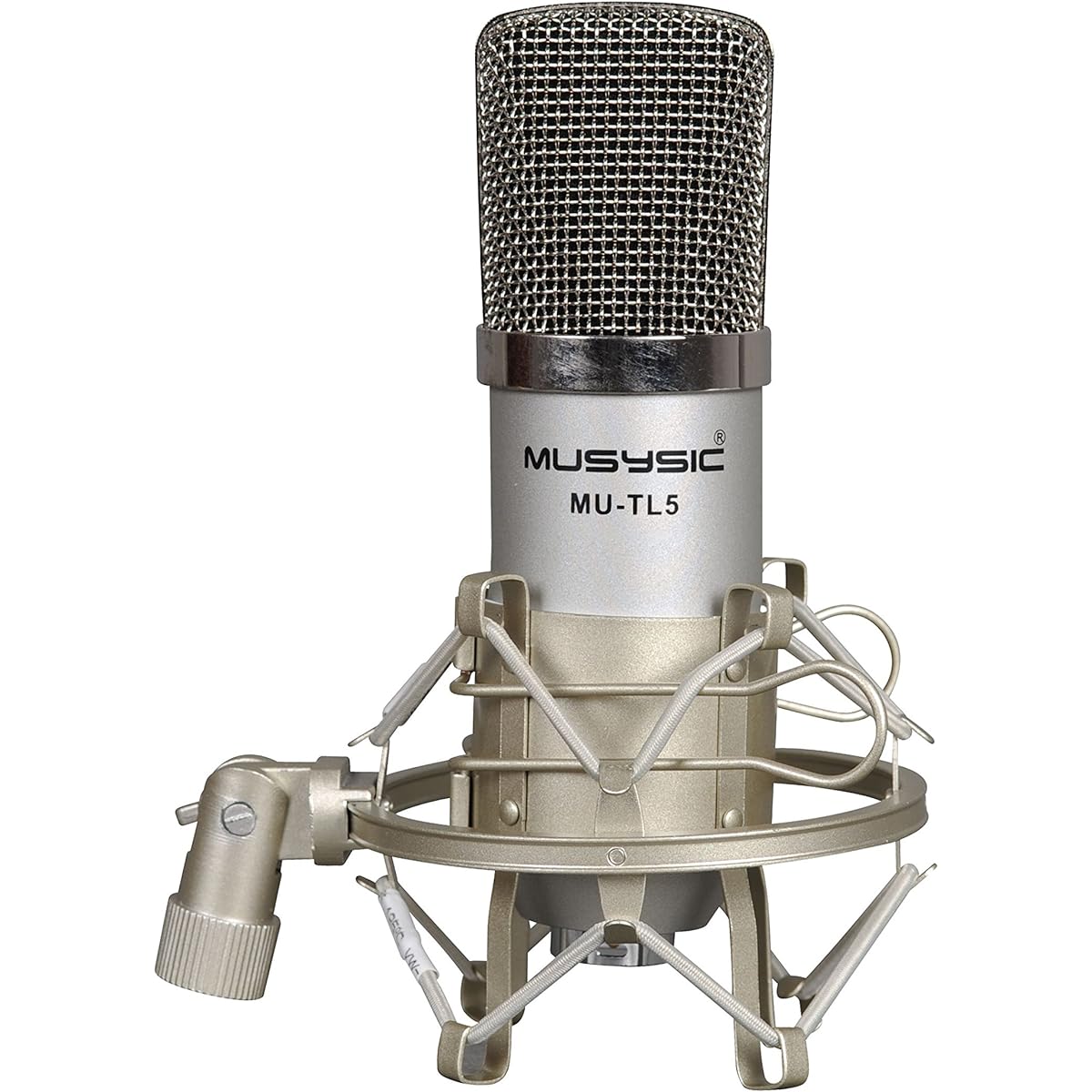 MUSYSIC Studio Recording Kit Webcast Bundle 4 Channel Mixer with USB Interface MU-M4KIT