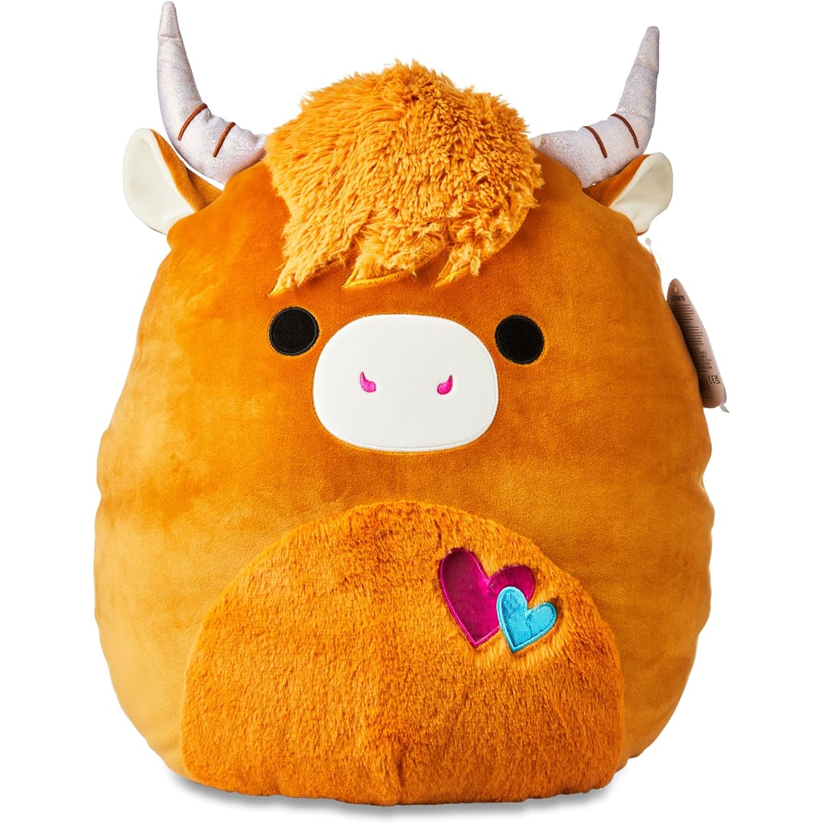 Squishmallows 16 inch Valentine Wilfred the Highland Cow