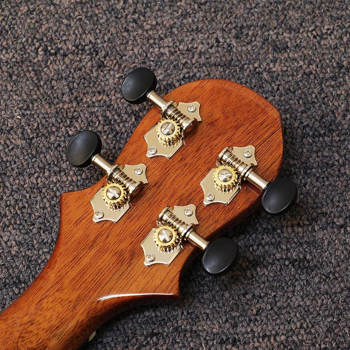 Big Island Ukulele HONU Electric Ukulele Series Acacia Top/Ebony Fingerboard EU-ACA-N/EB