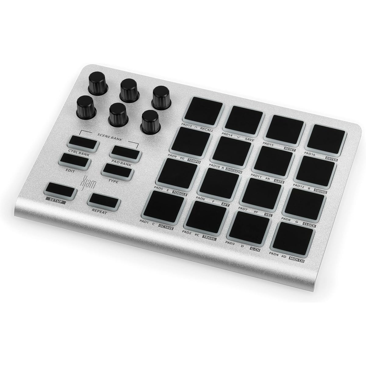 ESI Xjam - USB MIDI Performance Controller Compact USB MIDI Pad Controller