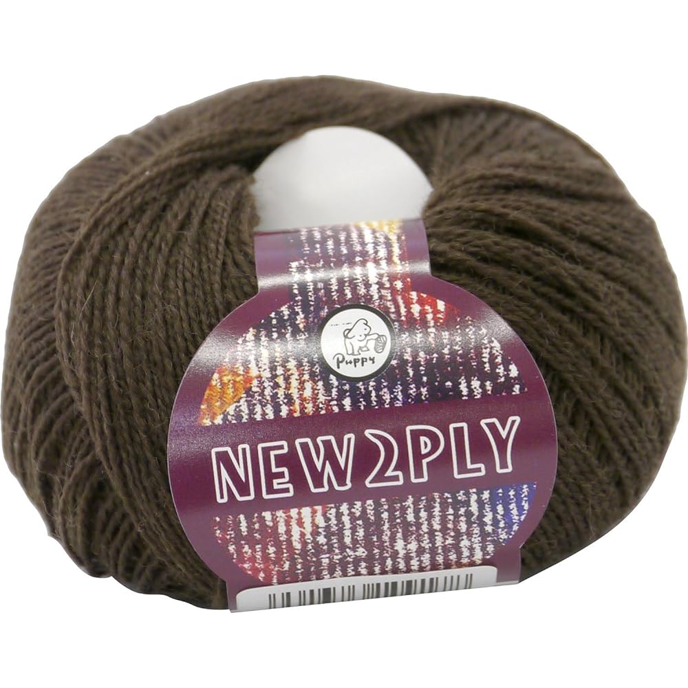 Puppy New 2PLY Yarn Extra Fine 225 Black 25g Approx. 215m 10 Ball Set 10000109