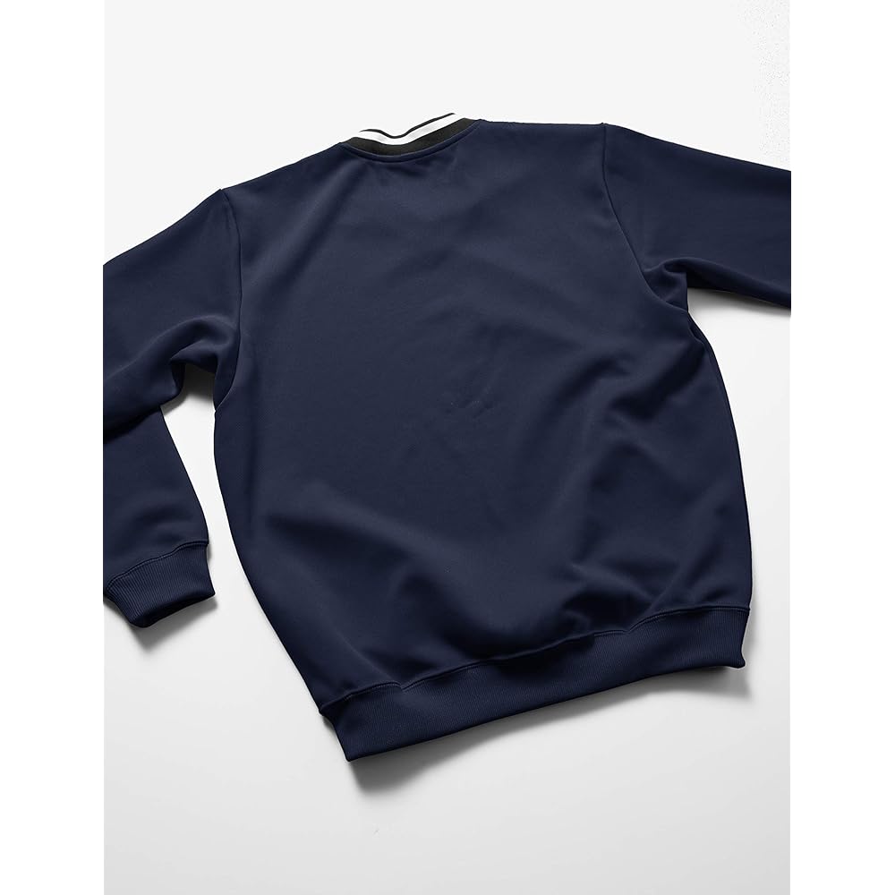 Mizuno 62JC8002 Tennis Wear Sweatshirt, V-Neck, Thick, Sweat Absorbent, Quick Drying, Stretch, Unisex