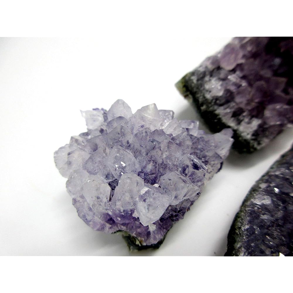 RELIGHT Amethyst Natural Stone Cluster Raw Stone Power Stone Purification Ornament Interior Goods Outlet Approx. 500g