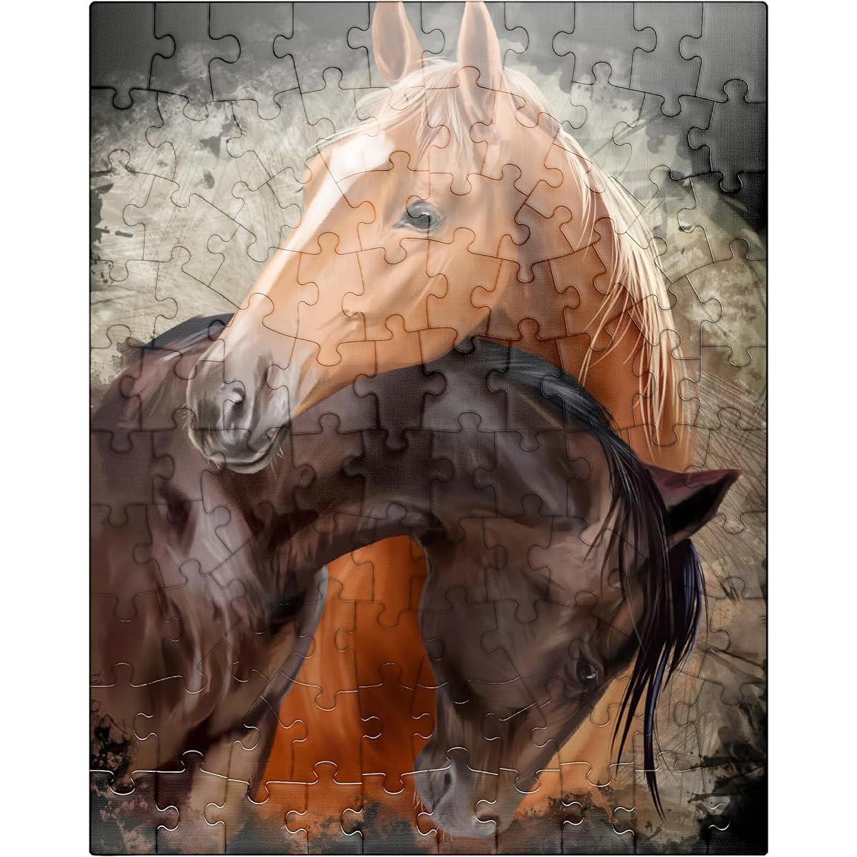 Horse Hug Premium 100 Piece Jigsaw Puzzle Made in the USA