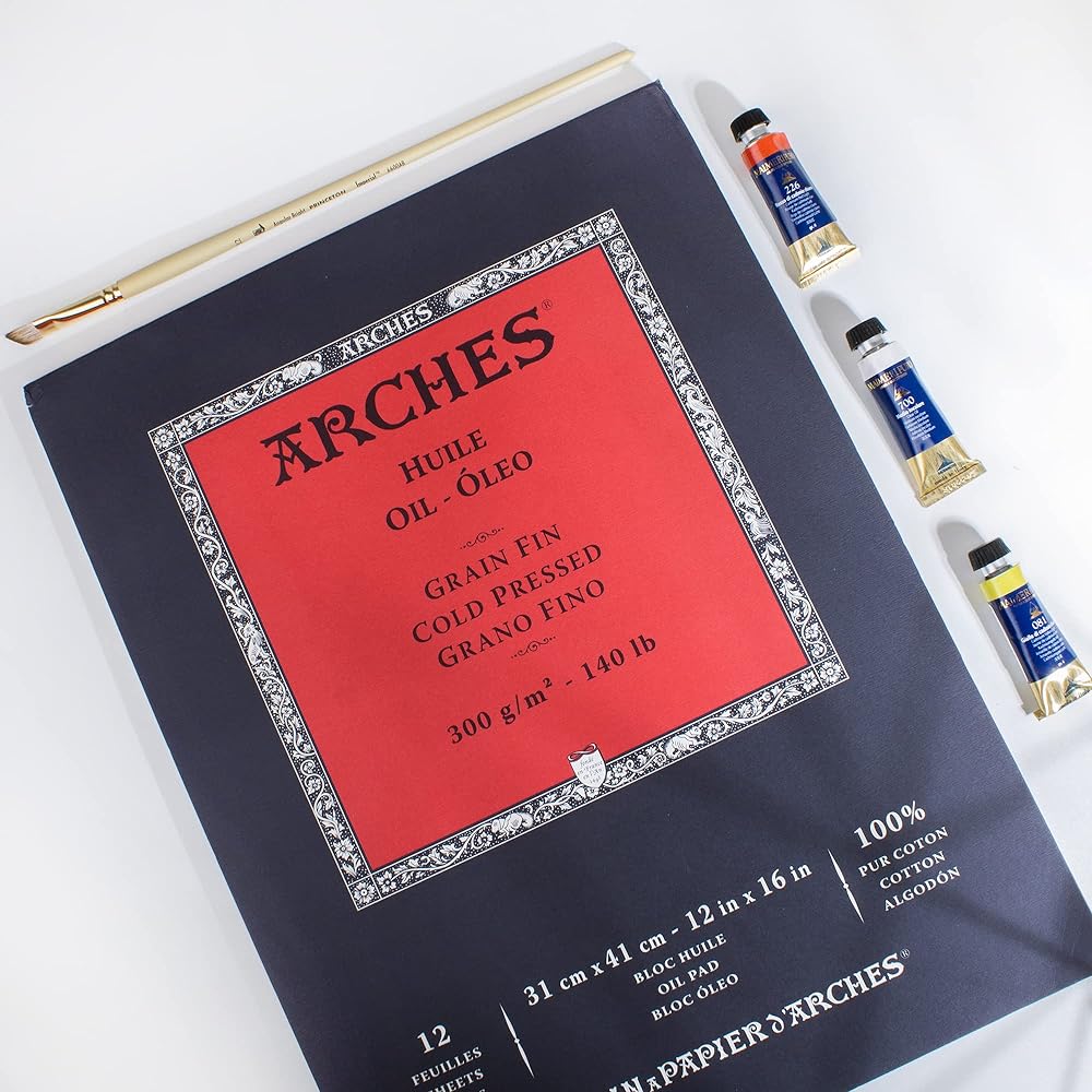 Arches Canson Arches Watercolor Paper Oil Pad 310×410mm 300g/m2 200006579