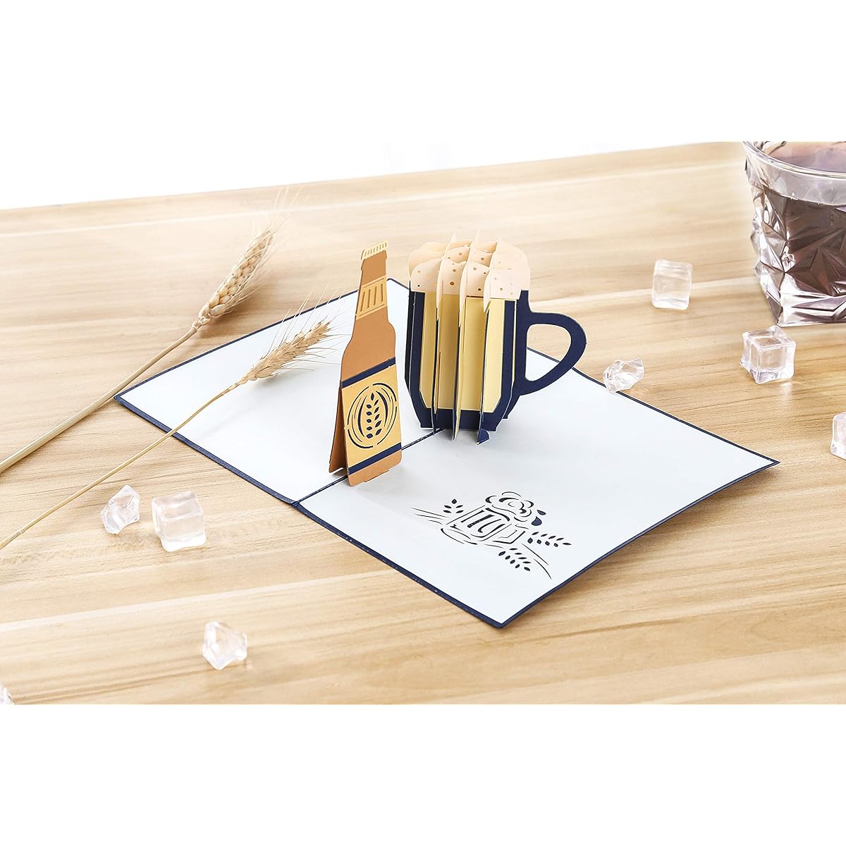 Liif Beer Pop-up Card