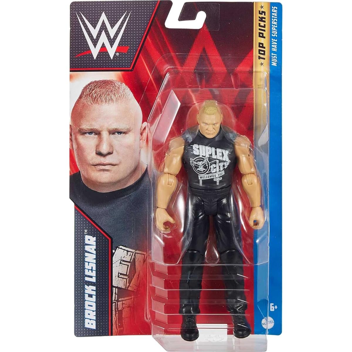 Mattel WWE Brock Lesnar Top Pick Action Figure 6" Posable Collector & Gift Ages 6+