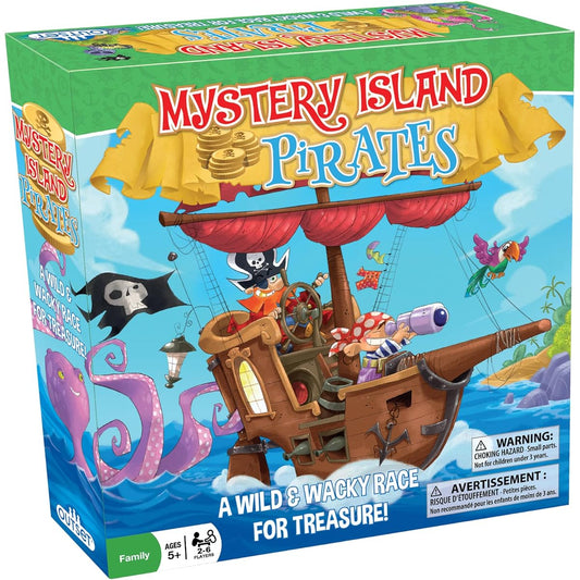 Mystery Island Pirates Game - Wild and Wacky Competition - Perfect for 2-6 players ages 5 and up