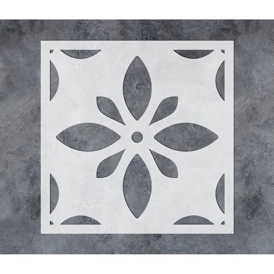 GSS Designs Floor Stencils, Wall Stencils for Painting, 12x12 Inch Large Tile Stencils, Paint Stencils for Walls and Floors, Patio Stencils, Concrete Stencils