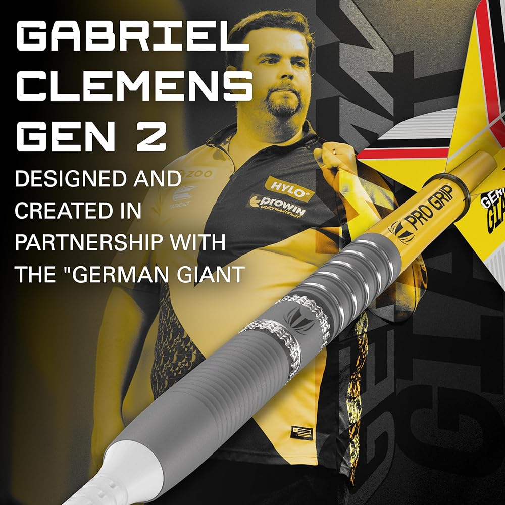 Target Darts Gabriel Clemens Gen 2 19G Tungsten 90% Soft Tip Dart Set