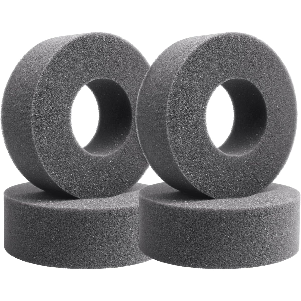RC Tire Foam Outer Diameter 4.33"/110mm Inner Diameter 2.0"/50mm Width 1.5"/38mm for 1.9 Crawler Tires for Rock Crawling Cars