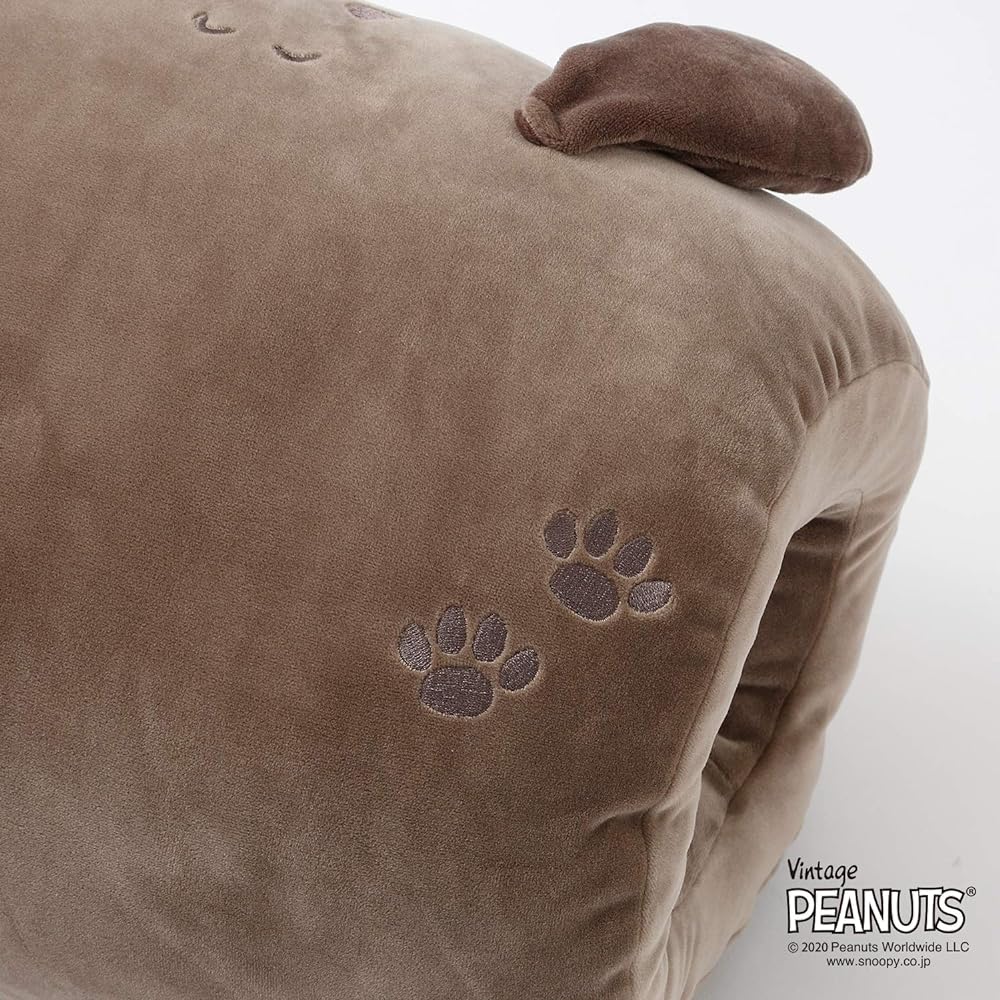 nishikawa [Nishikawa] Snoopy nap pillow office nap desk pillow pillow home lumbar pillow cushion fluffy pocket konemuri 243600228 35 x 30 cm