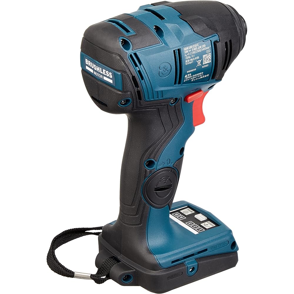 Bosch Professional 18V cordless impact driver (body only, belt hook, carrying case included) GDR18V-210CH