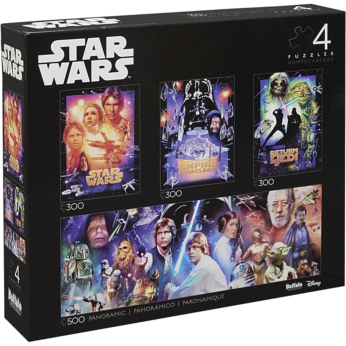 Buffalo Games Star Wars Collector's Edition 4-in-1 Puzzle (Multipack)