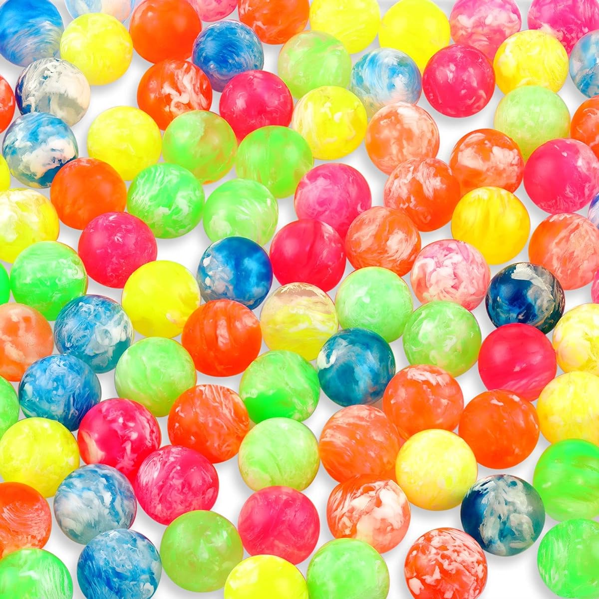 Small Bouncy Balls, Rubber High Bounce Balls for Kids, Mini Bouncy Balls for Birthday Party Favors, Gift Games, Prizes, Vending Machine Fillers, Outdoor Activities