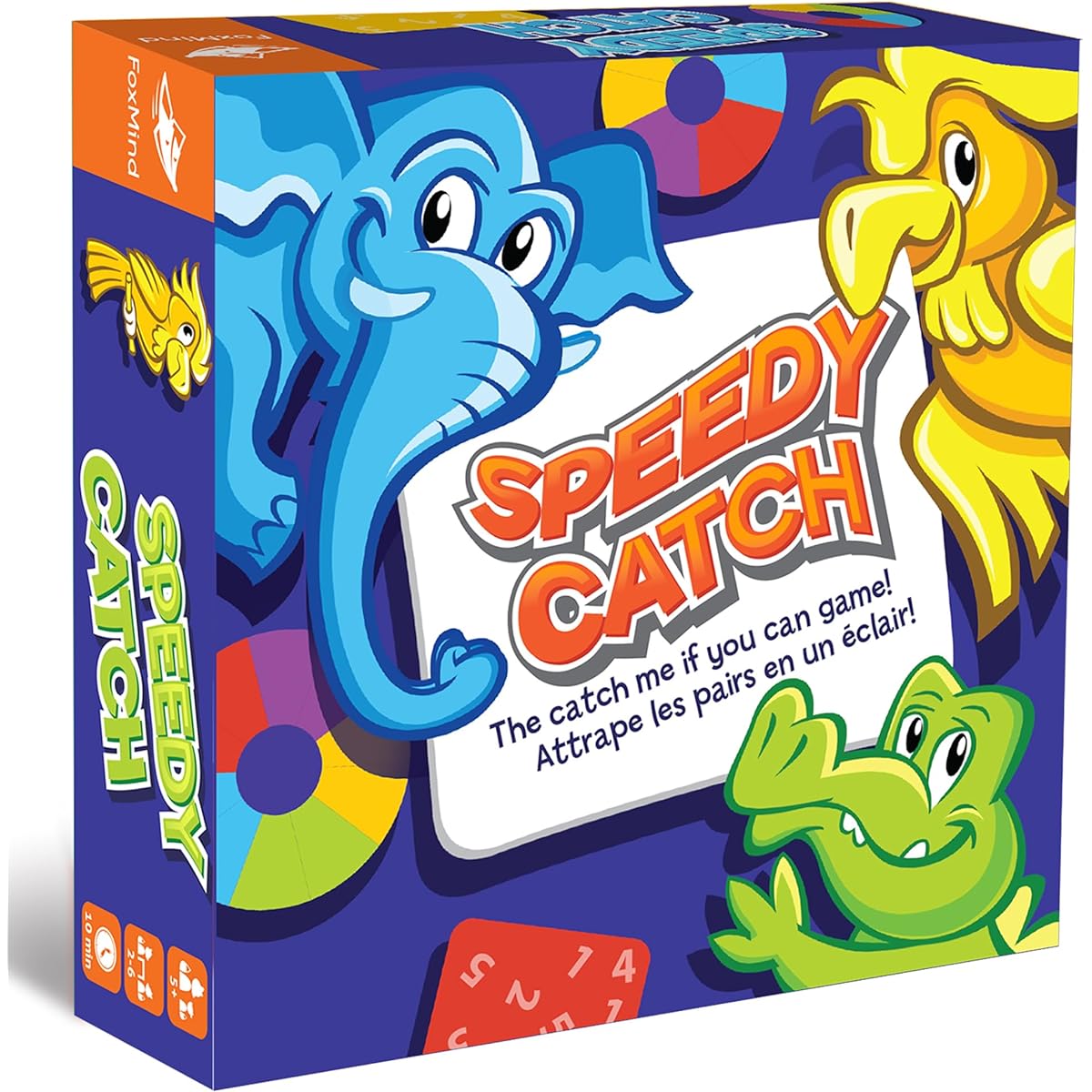 Foxmind Games: Speedy Catch - A Quick Game for Quick Minds Fun for the Whole Family 2-6 Players Ages 5+ 10 Minutes