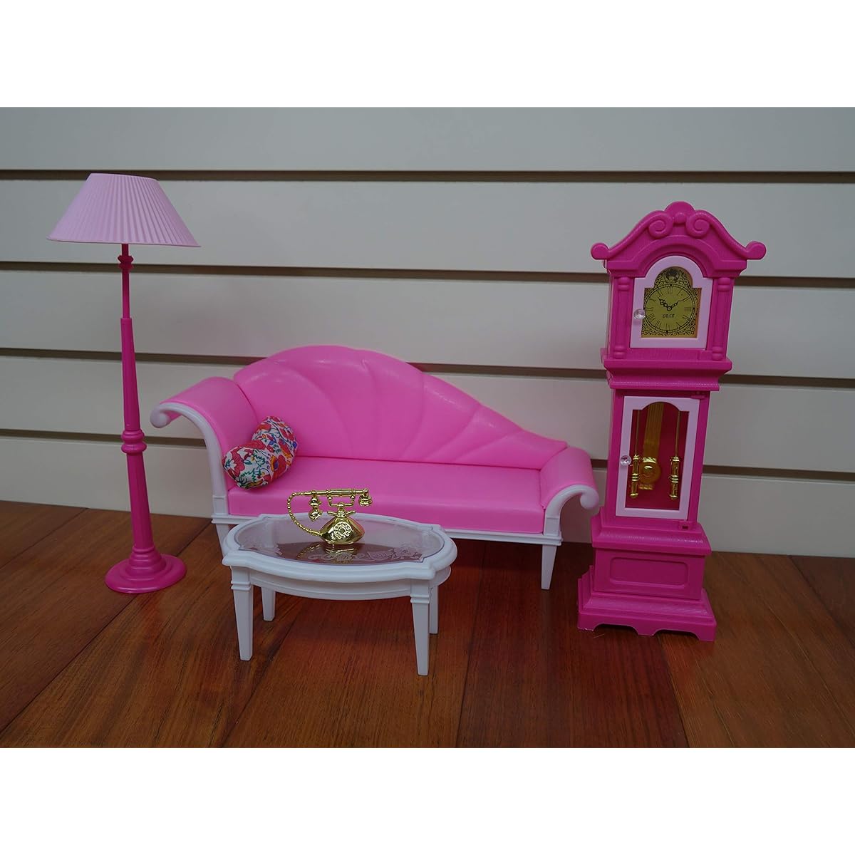 Girls' Favorite Classic Style Luxury Living Room Gloria Doll Furniture for 11-12 Inch Fashion Doll