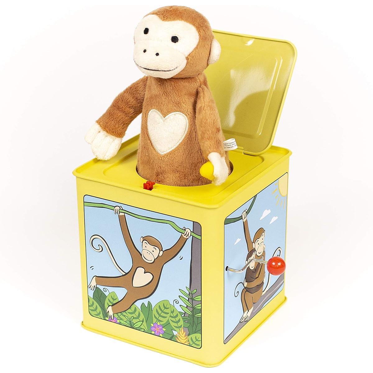Jack The Monkey Tin Jack In The Box by Jack Rabbit Creations [Parallel Import]