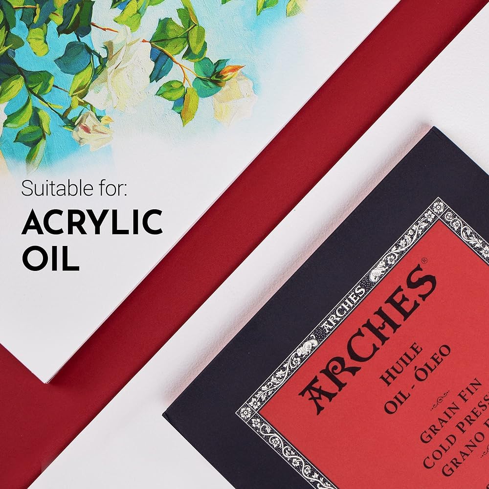Arches Canson Arches Watercolor Paper Oil Pad 310×410mm 300g/m2 200006579