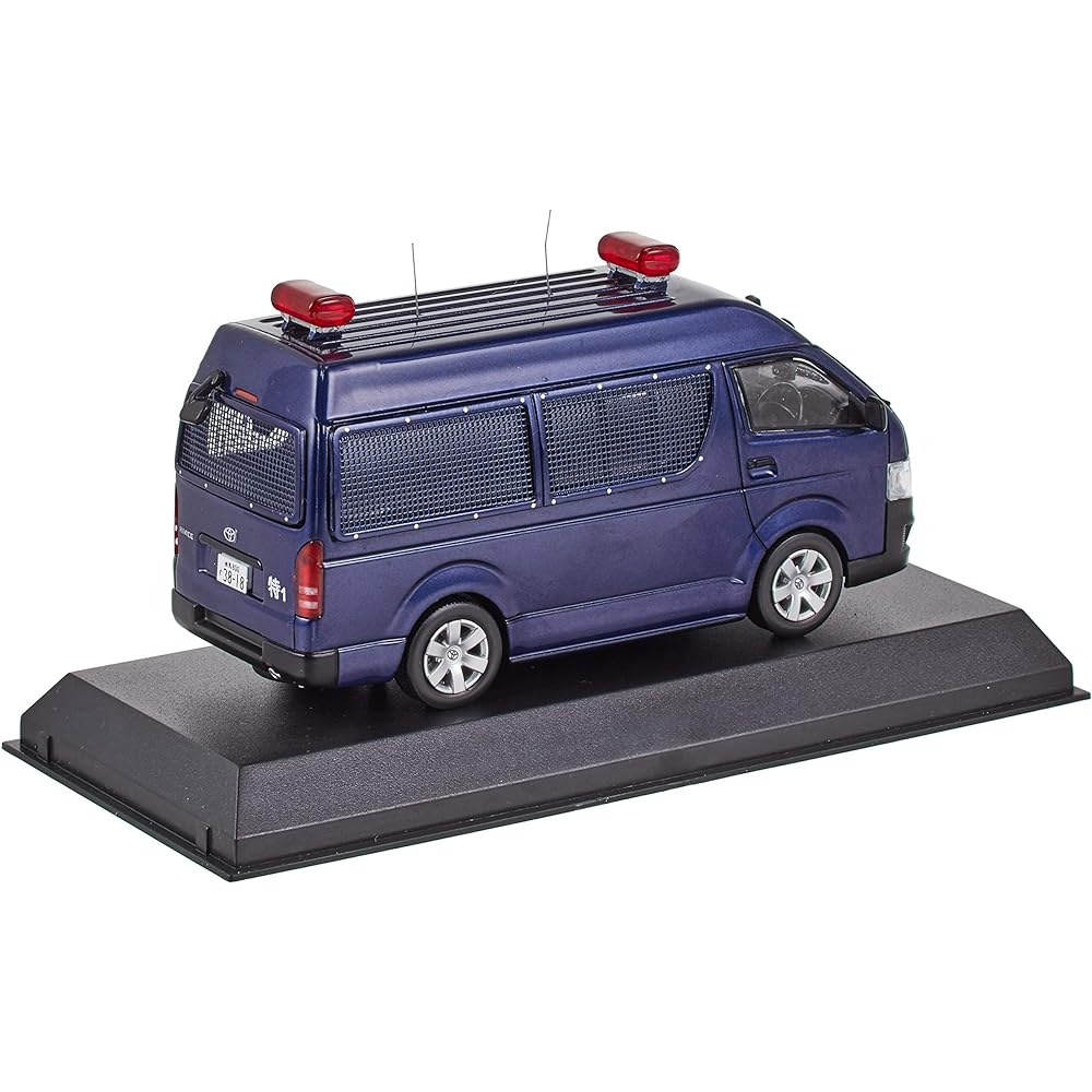 Hiko Seven RAI'S 1/43 Toyota Hiace DX 4 Door High Roof 2013 Metropolitan Police Department Security Department Riot Police Guerrilla Countermeasure Vehicle Completed Product Limited HL431302