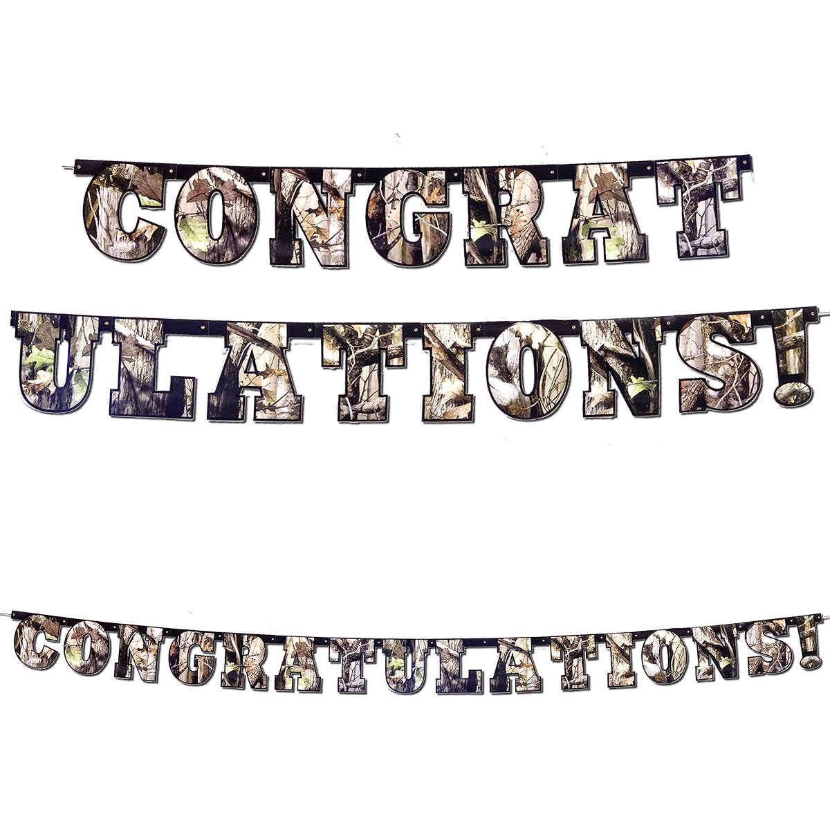 Next Camo 9 Ft. Congratulations Banner by Havercamp
