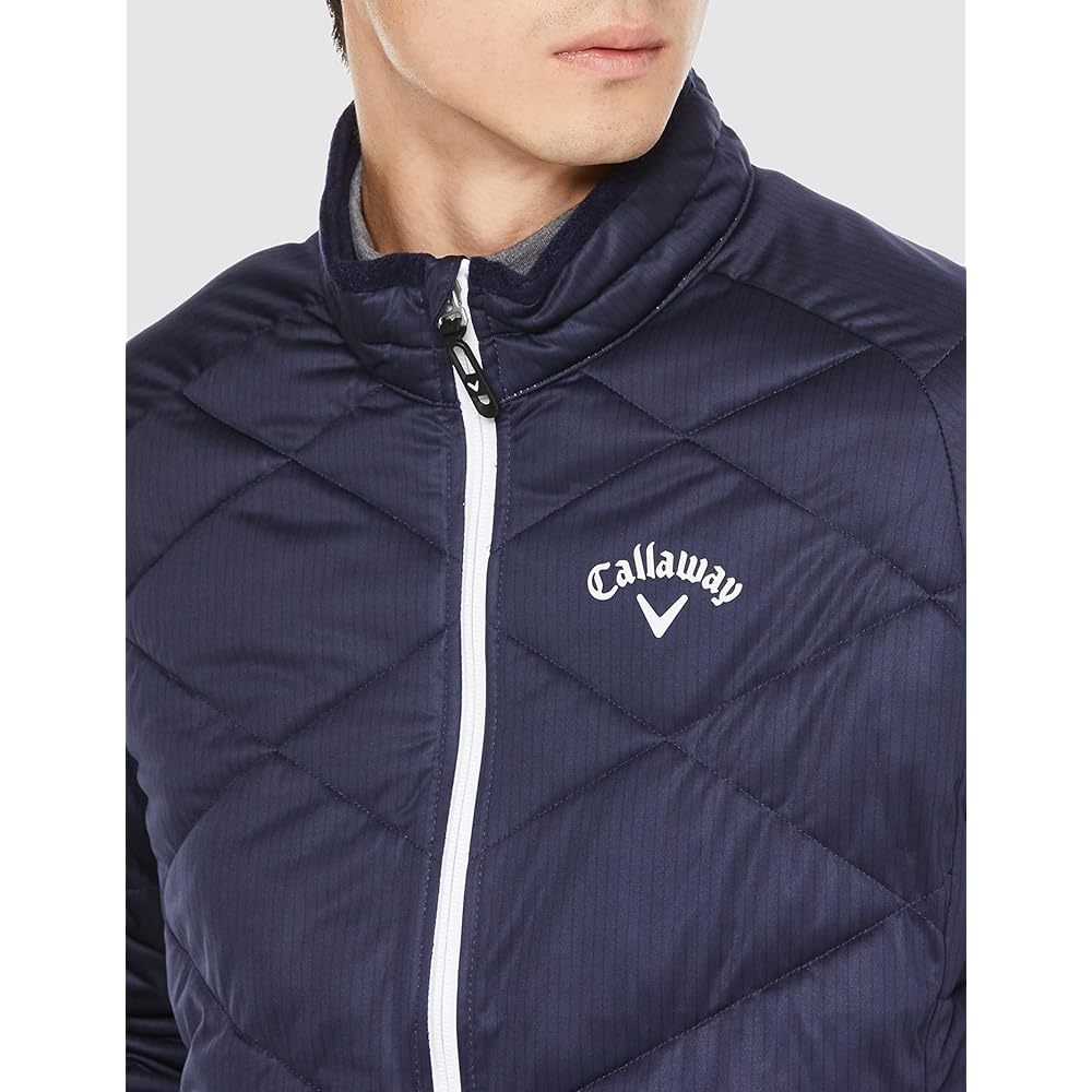 [Callaway] Men's Filled Full Zip Blouson (Star Stretch: High Stretch, Water Repellent, Windproof, Breathable) / Outerwear Golf / C22215105