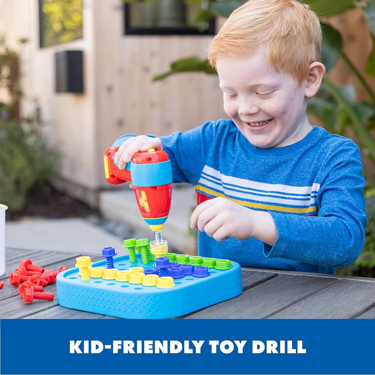 Educational Insights Learning Resources Learning Resources Toy Drill Design Colorful Toolbox EI4145 Authentic