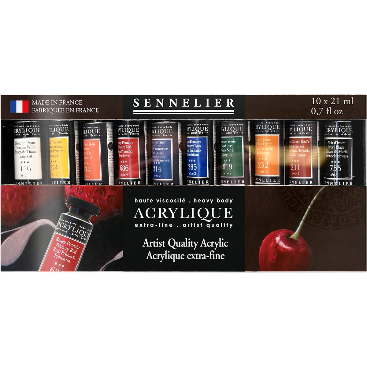 Sennelier Artists Acrylic Set Multi