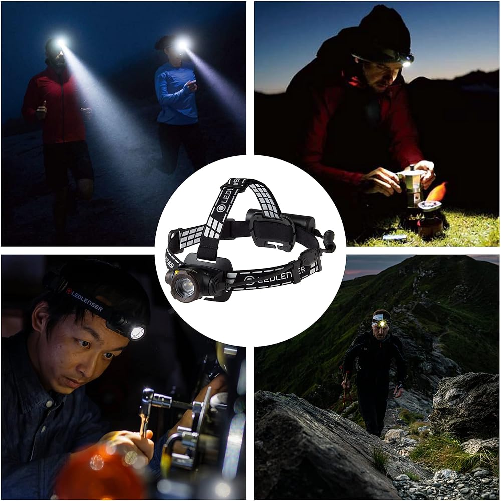 Ledlenser LED Headlight H Signature Series Rechargeable Powerful High Performance Maximum Luminous Flux 1200lm to 4000lm [Genuine Japanese Product]