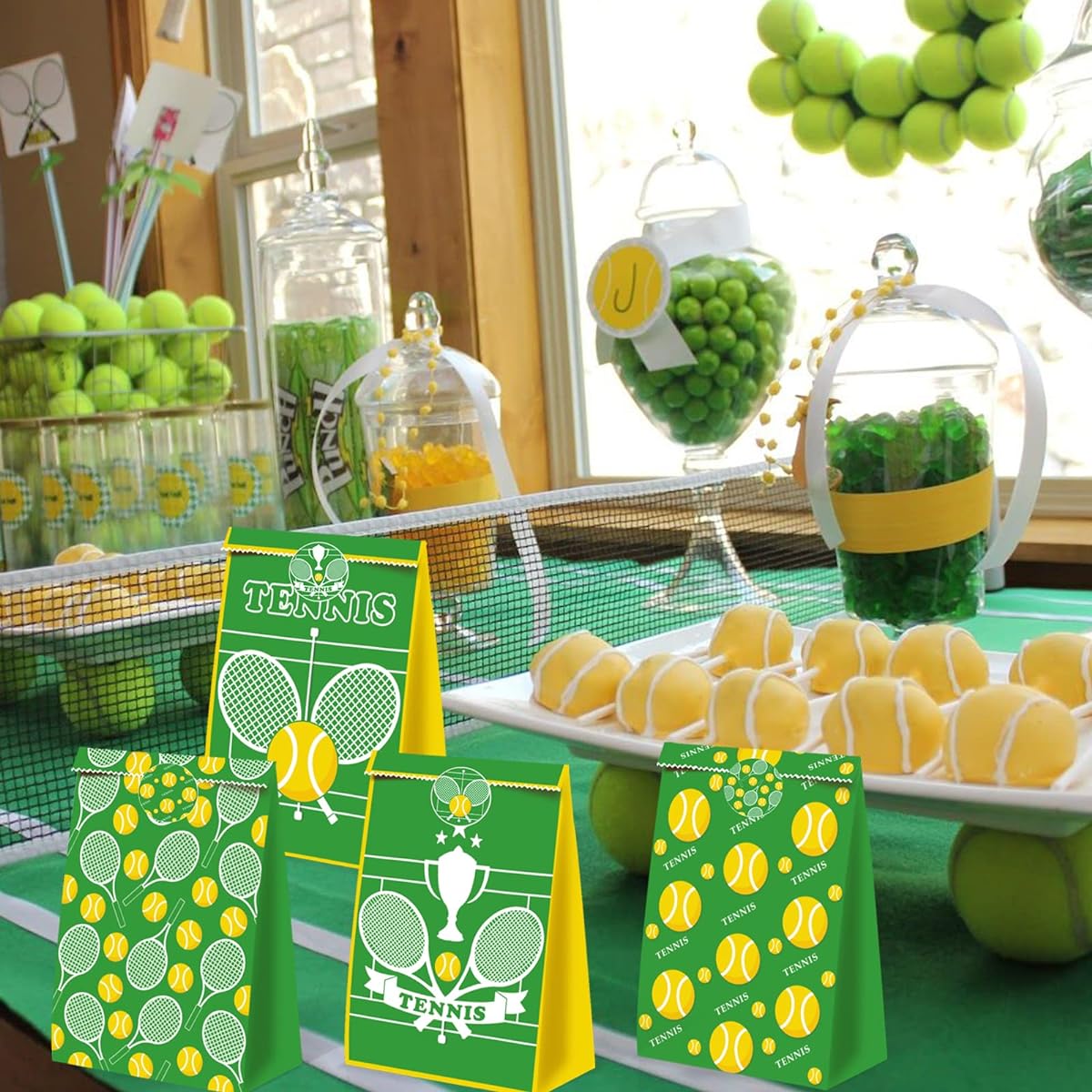 Tennis Party Bags Tennis Gift Bags Tennis Party Favors Girls Tennis Birthday Party Supplies 24 Pieces