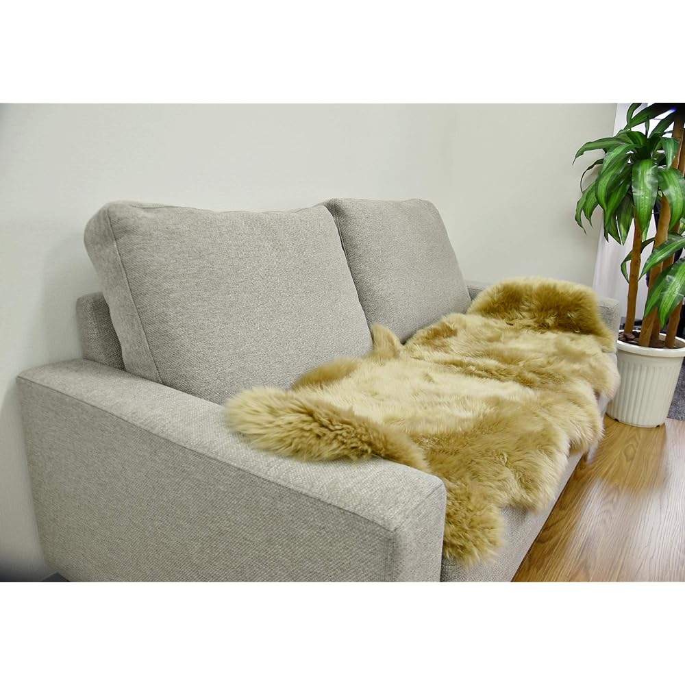 BOMA Shearling Brown Approx. 55 x 160cm 2 animals 630472BO
