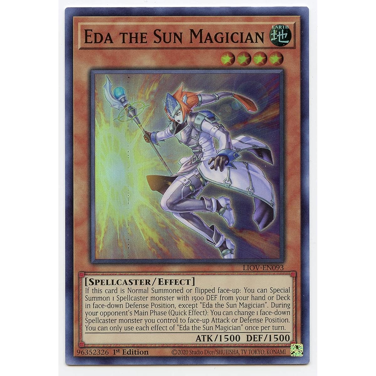 EDA Sun Magician LIOV-EN093 Super Rare First Edition
