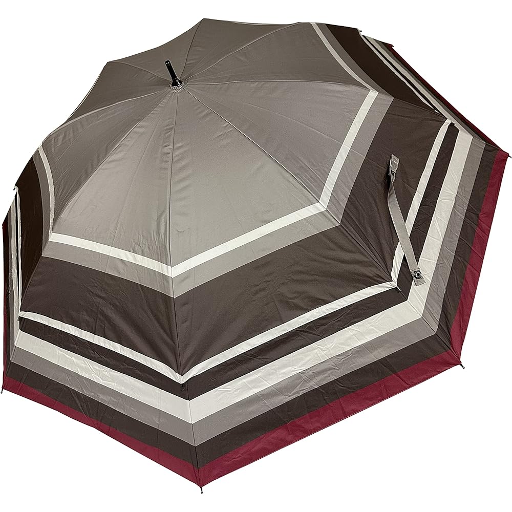 Sugita Sun and Rain Umbrella Border x Border Transform Off x Navy [27037] Windproof & Heat Shielding & Light Blocking 99.99%