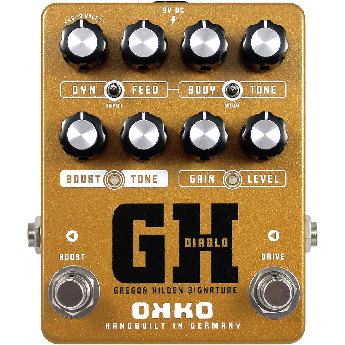 OKKO Diablo GH "Gregor Hilden Signature" Overdrive Pedal [Domestic regular product]
