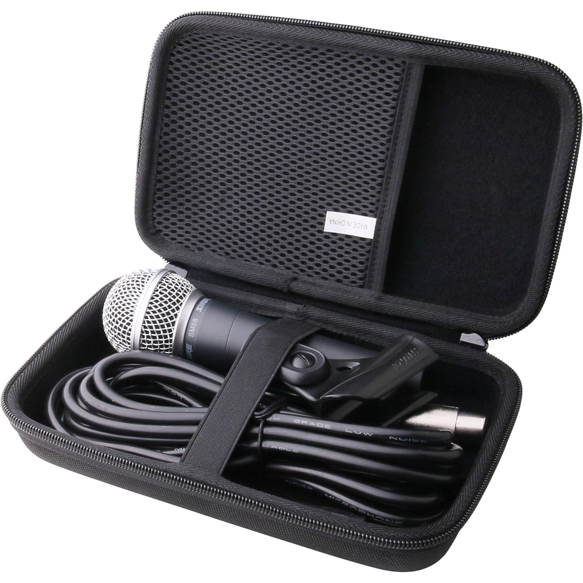 JINMEI Hard EVA Carry Case for Shure SM58-CN/PGA58 Cardioid Dynamic Vocal Microphone