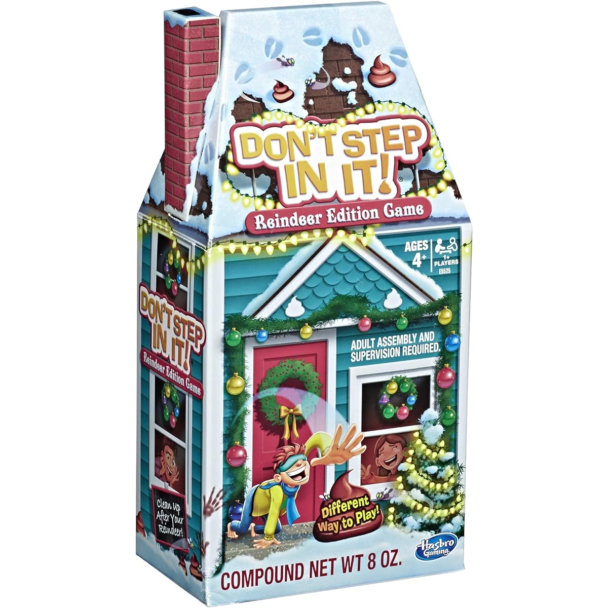 Don't Step in It! Reindeer Edition Holiday Game for ages 4 and up
