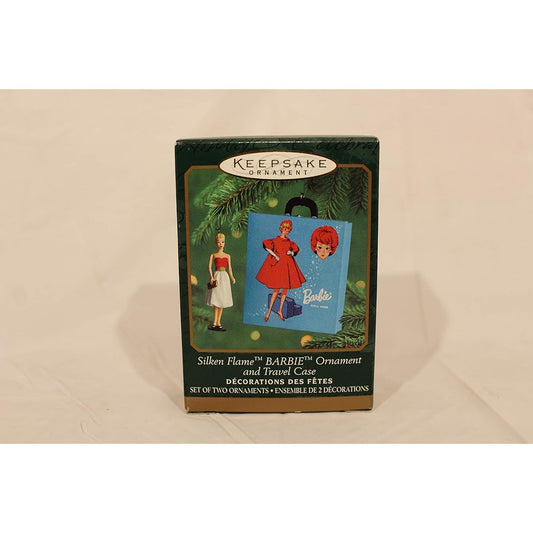 1 X BARBIE ORNAMENT AND TRAVEL CASE