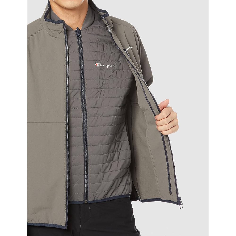 [Champion] Zip Jacket Stretch Water Repellent Script Logo GOLF MEN'S C3-UG604 Men's