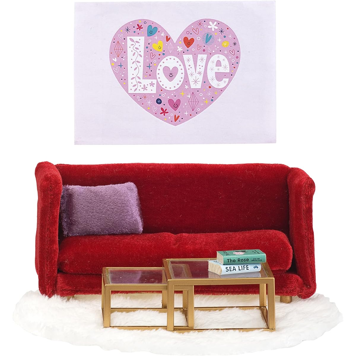 LUNDBY Smaland Living Room Playset (Red)