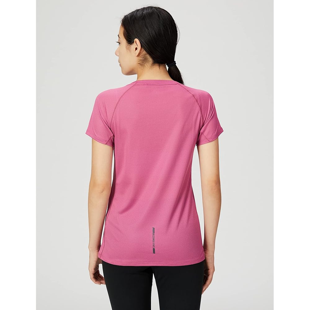 Mizuno J2MA2702 Women's Running Track and Field Wear, Dry Aeroflow T-Shirt, Highly Breathable, Aurora Reflective