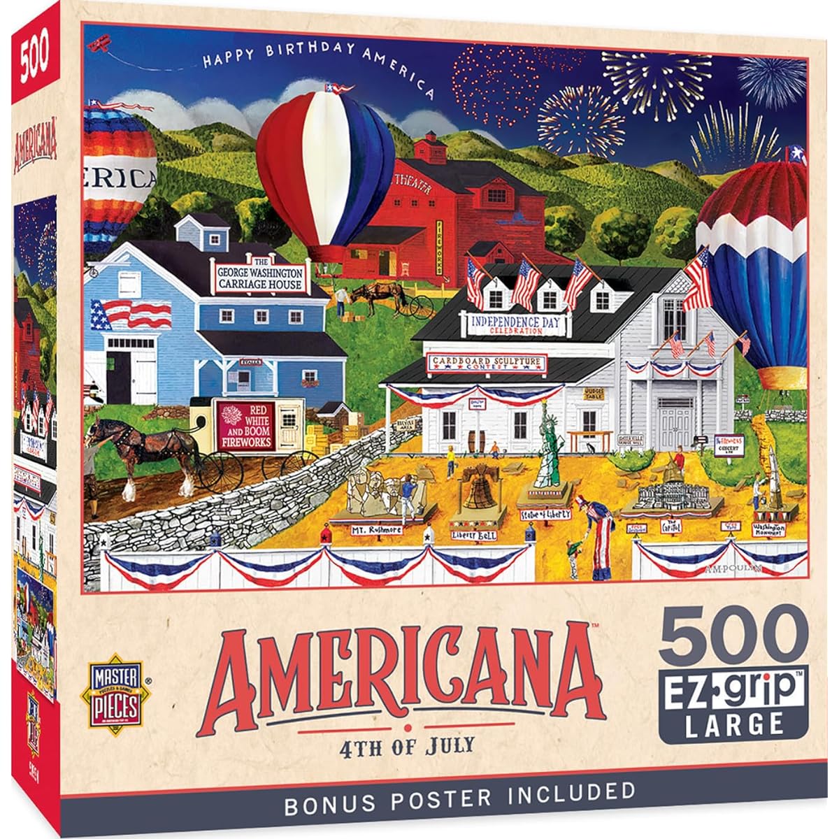 MasterPieces Americana 500EZ Pieces - July 4th