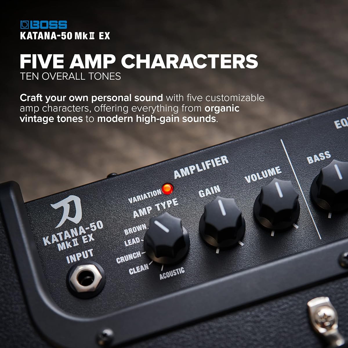 BOSS/KATANA-50 MkII EX Guitar Amplifier Boss Katana KTN50 2EX Guitar Combo Amplifier