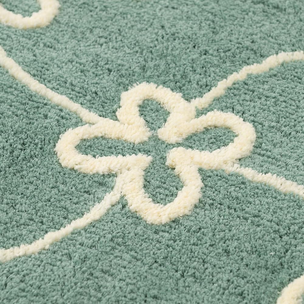 Sybilla Orfabre Toilet Mat Approx. 95 x 60cm Green Sybilla Senko 16889